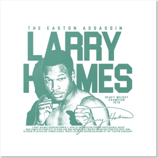Larry Holmes - Retro Green Posters and Art